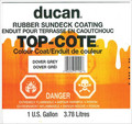 Front label on product