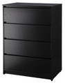 Room Essentials 4-drawer dresser in black, 10046029