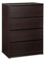 Room Essentials 4-drawer dresser in Espresso, 10046030