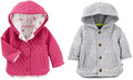 Baby B’gosh Pink and Grey Quilted Hooded Jackets