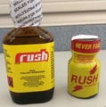 Rush 30 mL et 9 mL, étiquette de front