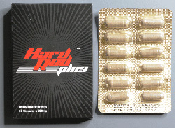 Hard Rod Plus capsules – front label