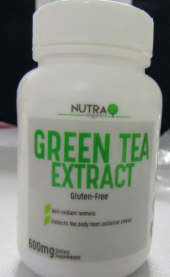 Unauthorized Weight Loss Products - Nutra Organics Green Tea Extract capsules