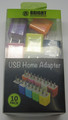 Bright accessories, USB Home Adapter (10-pack, multi-colour)