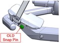 Shape of Recalled Snap Pin Head