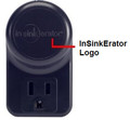 Front view showing the InSinkErator logo.