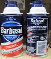Barbasol Thick & Rich Shaving Cream without appropriate hazard labelling.