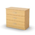 Libra 3-drawer chest – Natural Maple