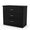 Libra 3-drawer chest – Black