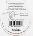 Instructions on back of label of product