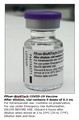 Vial label for Pfizer-BioNTech COVID-19 Vaccine with English-only labelling