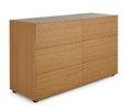10001064 - Lauki 47” Six Drawer Dresser – Oak