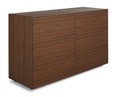 10008840 - Lauki 47” Six Drawer Dresser – Walnut
