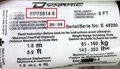 Example of product label 
