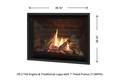 H5 (1150 Engine & Traditional Logs) with 1" Fixed Frame (1130FFK)