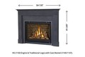 H5 (1150 Engine & Traditional Logs) with Cast Mantel (1145/1147)