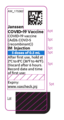 Annexe A â Étiquetage unilingue anglais de la fiole et de la boîte pour Janssen COVID-19 Vaccine 