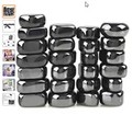 SpaceCare Hematite Magnetic Stone set (25 piece set of hematite stones) ASIN B07C2P3WPZ