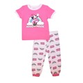 Ensemble pyjama rose composé d'un chandail à manches courtes et d'un pantalon Minnie de Disney