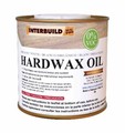 INTERBUILD Hardwax Wood Oil, 250 mL size, Organic White
