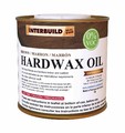 INTERBUILD Hardwax Wood Oil, 250 mL size, Organic Brown