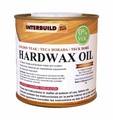 INTERBUILD Hardwax Wood Oil, 250 mL size, Organic Golden Teak