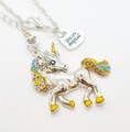 "You are magical" Unicorn Necklace