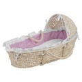 Natural Hooded Moses Basket