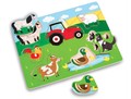 Woodlets Lifting Puzzles – Farm (SKN 126023) (UPC 5056289404751)