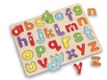 Casse-tête Woodlets à pièces encastrables – alphabet (n° SKN 1260009) (CUP 5056289402399)