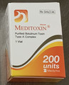 Meditoxin, Purified Botulinum Toxin Type A Complex. Box of 200 units