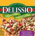 Delissio brand Grilled Chicken, Tomato & Spinch pizza