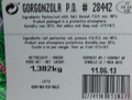 Ballarini-Gorgonzola D.O.P. Cremaverde - label