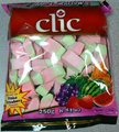 Clic Brand Strawberry Flavoured Marshmallows - 250 grams