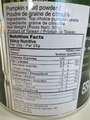 Poudre de graine de citrouille : 500 grammes