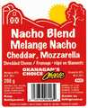Okanagan's Choice Cheese Melange Nacho ‒ Cheddar, Mozzarella Fromage râpé en filaments - 200 g