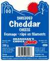 Okanagan's Choice Cheese	Cheddar Fromage râpé en filaments - 200 g