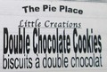 The Pie Place-Double Chocolate Cookies