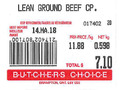 Lean Ground Beef CP. - Variable Size