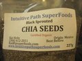 Intuitive Path SuperFoods - Black Sprouted Chia Seeds Certified Organic (227 grams)