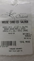 « House Candied Salmon » - étiquette