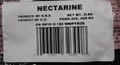 Nectarins -sac de 2 livres (code universel des produits)