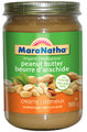 Beurre d'arachide biologique de marque MaraNatha – crémeux sans sucre ajouté - 500 g