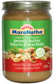 Beurre d'arachide biologique de marque MaraNatha – croquant sans sucre ajouté - 500 g
