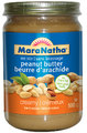 Beurre d'arachide sans brassage de marque MaraNatha – crémeux faible en sodium - 500 g