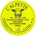 Fromage de brebis à pâte semi-ferme de marque L'Alpette - 160 g