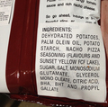 Jack 'N Jill – Piattos – Nacho Pizza Flavored Potato Crisps – 85 grams (ingredients)