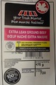 Your Fresh Market - Extra Lean Ground Beef - 475grams