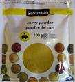 Selection - poudre de cari - 100 ggrammes - avant