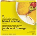No Name brand Ham and Cheese Stuffed Breaded Chicken Breast Cutlettes - Uncooked - 284 grams
